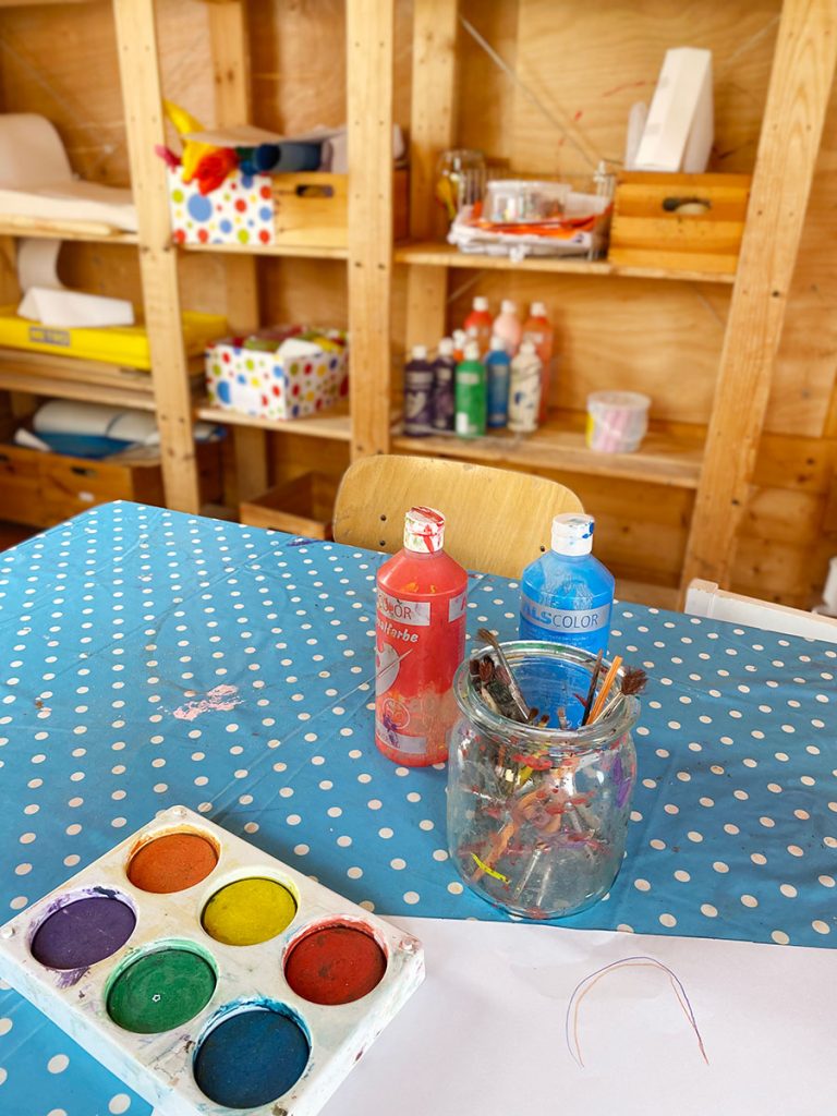 im atelier sind wir kreativ