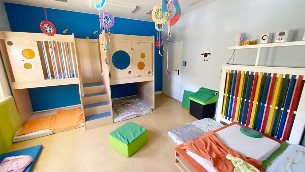 das ist unser schlafraum