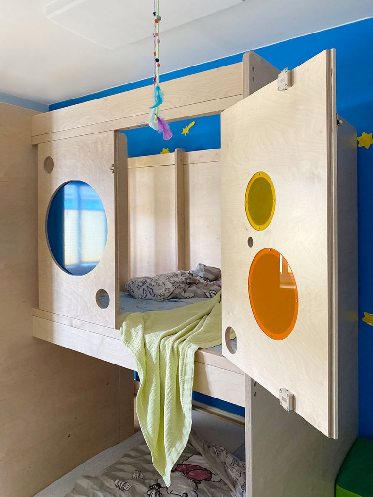 unser schlafraum ist sehr gemütlich